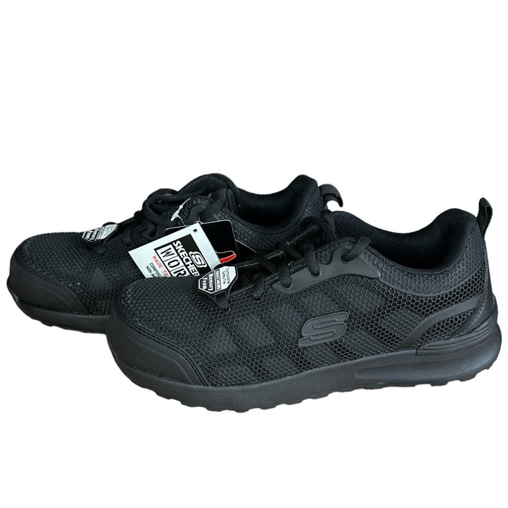 Skechers Work Electrical Hazard Composite Toe Memory Foam Sneakers Women 8.5 New